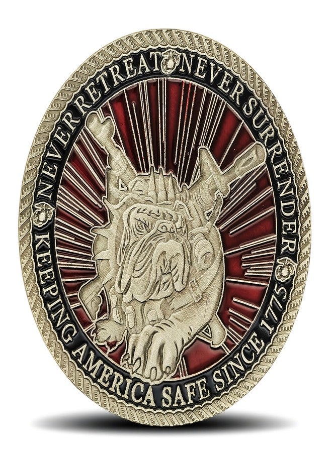 Glamtune US Marine Corps Challenge Coin - Semper Fidelis Tribute Ideal Gift for Marines and Enthusiasts - Image 1